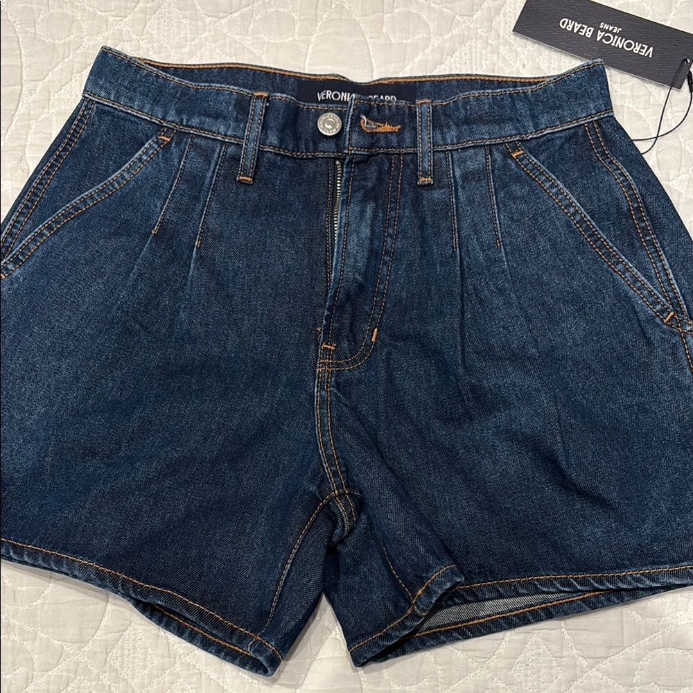 Vero Moda Blue Jean Shorts High-Waisted Relaxed Fit